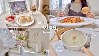 my cozy & aesthetic days in my life🌷 new frying pan, simple cooking, short trip🐰🇳🇱