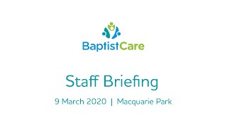 BaptistCare & NSW Health - Q&A to control the spread of COVID-19