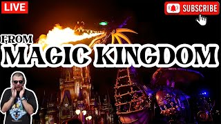 🔴 #LIVE Magic Kingdom Wednesday Night for rides, shows, and Happily Ever After! 1/24/2024