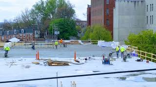 Troweling Third Floor Concrete