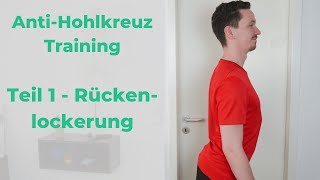 Anti-Hohlkreuz-Training Teil 1 - Übungen zur Auflockerung der Rückenmuskulatur