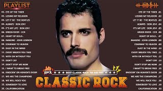 Classic Rock - Best Classic Rock Of All Time 🎶 Queen, U2, Guns' N Roses, Aerosmith