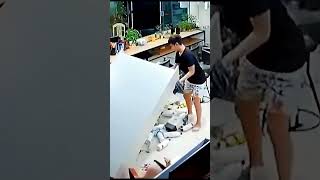 CCTV Funny Moments #cctv #cctvcamera #homecamera #anran #funny #funnyvideo #shorts #funnyshorts