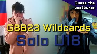 GTB#5 - GBB 2023 wildcards U18