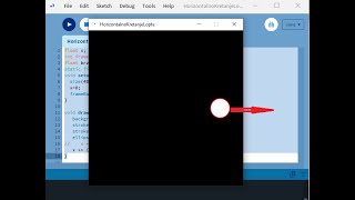 Uvod u processing HorizontalnoKretanjeLopte