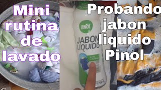 Probando el nuevo jabon liquido de Pinol 🧼 mini rutina de lavado ¿Lo recomiendo o no?