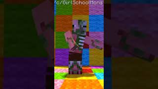 Monster School: Herobrine and Piglins Dance Life - Minecraft Animation (shorts version) #Shorts