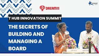 Managing Boards | Fireside Chat with Vani Kola & Harsh Jain | T-Hub Innovation Summit