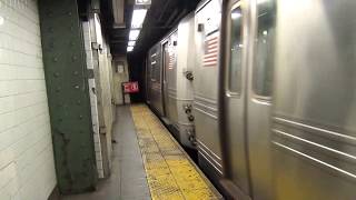 MTA Subways - Pullman Standard R46 #5608 on the (R) at Lexington Avenue/59th Street (2016 Video)