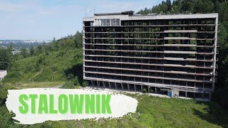 Bielsko-Biała z lotu ptaka: Szpital "Stalownik"