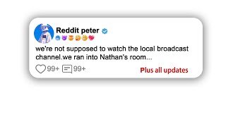 we're not supposed to watch the local broadcast channel.we ran into Nathan...#reddit #shorts #viral