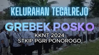 Grebek Posko KKNT 2024 STKIP PGRI Ponorogo Kelurahan Tegalrejo Kec. Purwantoro