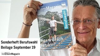 Berufswahl-Sonderheft - Beilage in der Septemberausgabe 2019