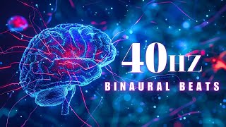 40Hz Binaural Beat, Alert, enhance concentration, stimulate memory and enhance logical thinking