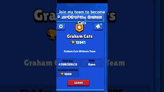 Join before mega pig  so I don’t screw up #brawlstars #brawlstarsclub #graham