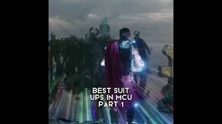 best suit ups in MCU part 1 #shorts #marvel #mcu