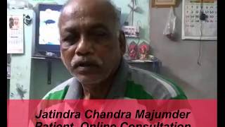 Patient Jatindra Chandra Majumder on Online Cosultation