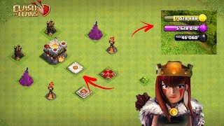 تمكيس تاون 11 | تجميع موارد جبارة ✅️رحلة تمكيس الملوك في #clashofclans