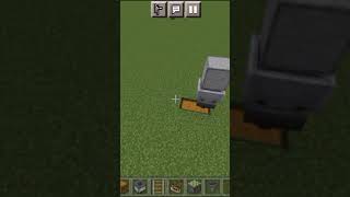 abertura de porta secreta no Minecraft #shorts truques com redstone que vão te ajudar no Minecraft 4