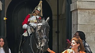 SHOCKING Encounter: King's Guard Confronts Tourist Over Reins! MUST WATCH ⚠️"