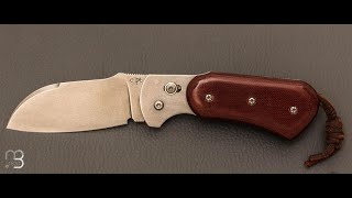 Couteau « BabiRoussa » par Éric Parmentier - Micarta