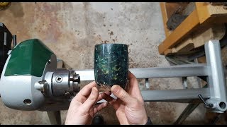 Woodturning - Banksia nut and resin first failure of 2019 :D