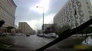 Driving through Warsaw Downtown & Mokotów district / поездка в Варшаву 8 / Autofahren in Warschau 8