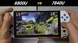 GPD WIN4 (6800U vs 7840U) Game test - Death Stranding