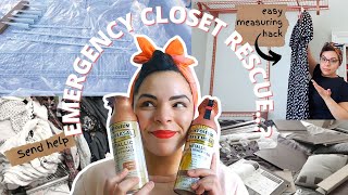 HOW TO BUILD SOME CLOSETS (ON A BUDGET) | VLOG | EMERGENCY WARDROBE RESCUE PT 1