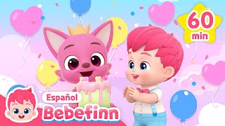 A Celebrar el cumpleaños de Pinkfong | Canción de Cumpleaños + más | Bebefinn en español