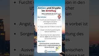 Lass dich nicht von den kurzfristigen Schwankungen beirren. Investiere weiter! #aktien #altienfonds