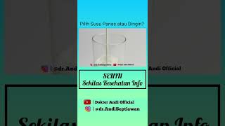 Pilih Susu Panas atau Dingin? #susuPanas #SusuDingin #ManfaatSusu