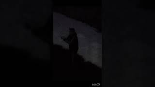 crazy dude breaks window with snowball