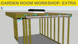 Garden Room Workshop Extra | How I'd Construct a Cold Roof