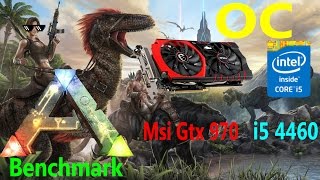 Ark Survival Evolved Benchmark (Msi Gtx 970 OC, i5 4460)