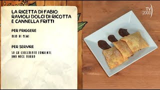 Quel che bolle in pentola (Tv2000) - Ravioli dolci di ricotta e cannella fritti