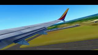 Southwest Boeing 737-800 take off from Hilo (ITO)