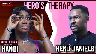 Bbnaija 2024:  Handi gets emotional on Hero’s Therapy talking about Wanni, The Hustle and struggles