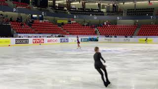 Wakaba HIGUCHI FS practice 2/11/2019 Internationaux de France 2019