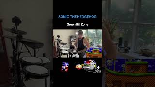 SONIC THE HEDGEHOG Green Hill Zone Drum Cover #shorts