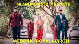 BRIDE SQUAD | ERNEST MEDIA  PHOTOGRAPHY | CHRISTIAN WEDDING ROYAL MARCH | BROTHERS LOVE | RED SAREE