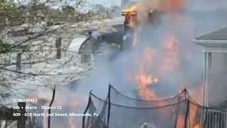 20240414 4th Alarm with Rescue Minersville, Pennsylvania