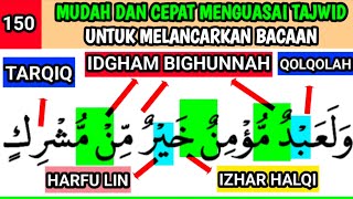 BELAJAR TAJWID LENGKAP BESERTA CONTOHNYA - NGAJI UNTUK PEMULA DAN LANSIA