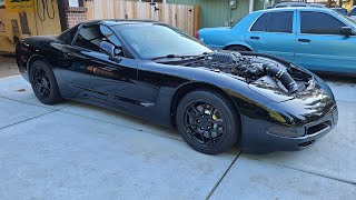 LSA Supercharged Cammed C5 Corvette Warm Up Walkaround