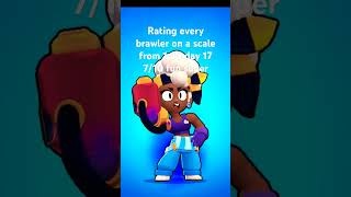 Rating every brawler on a scale from 1-10 day 17