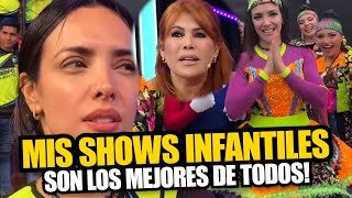 Rosángela Espinoza indignada por críticas de Magaly por su Show infantil: "Dañan mi trabajo"