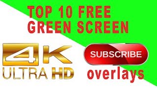 Free Subscribe / Buttons / Green Screen / Overlays