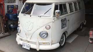 VW split bus patina restoration , now finished !