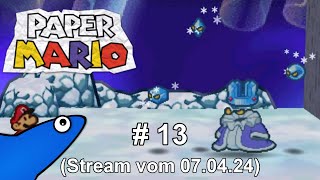 [Let's Stream] Paper Mario - Teil 13 - Abenteuer im Kristall-Palast!