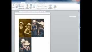 Word 2010: Inserting Multiple Graphics